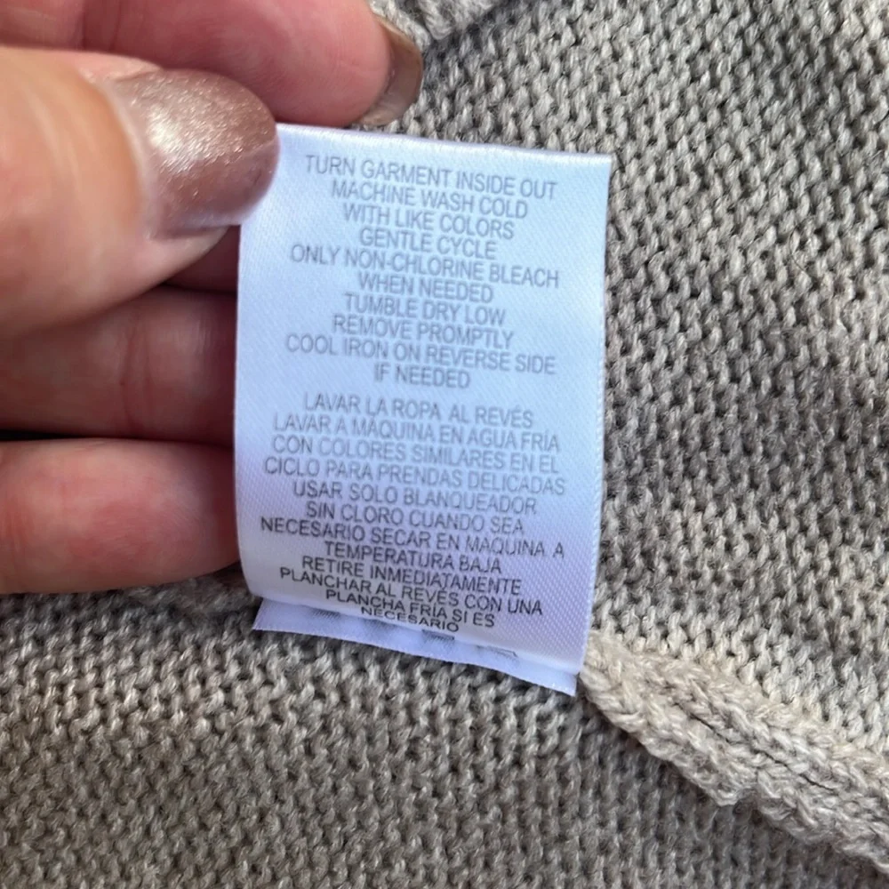 New Napa Valley oatmeal fan back long cardigan - Picture 13 of 14